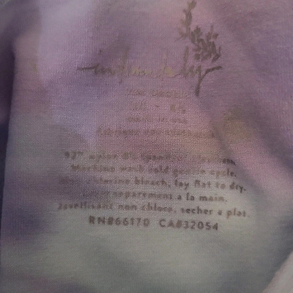 Free People Intimately Ice Tie Dye  Women's Crop Top - Picture 3 of 3